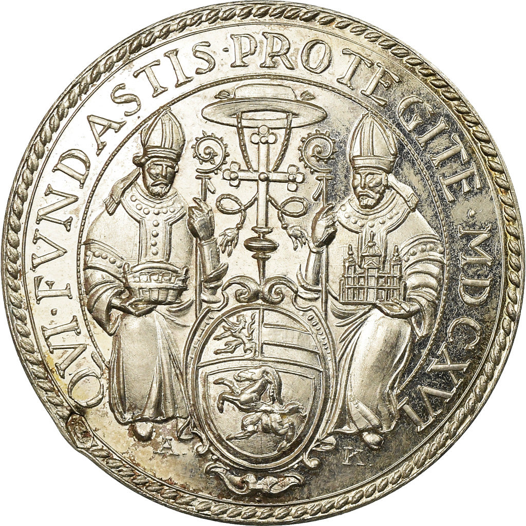 Coin, AUSTRIAN STATES, SALZBURG, 1/4 Thaler, 1928, Restrike, MS(63), Silver