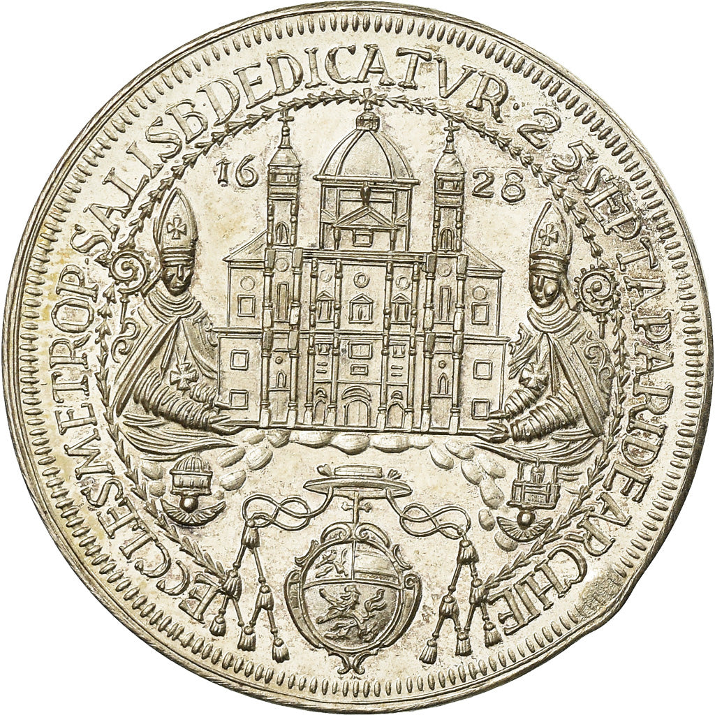 Coin, AUSTRIAN STATES, SALZBURG, 1/4 Thaler, 1928, Restrike, MS(63), Silver