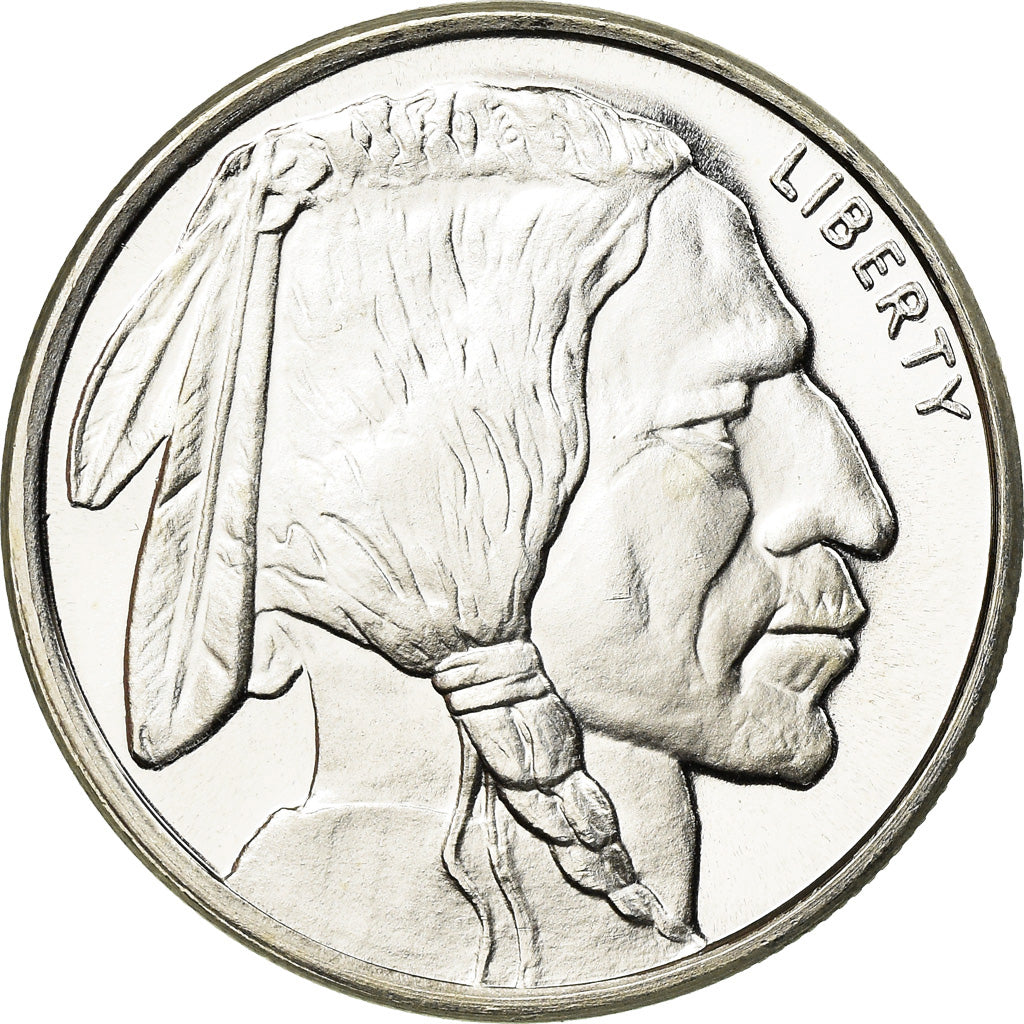 Coin, United States, Indien - Buffalo, 1/2 Oz, MS(63), Silver
