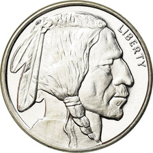 Monnaie, États-Unis, Indien - Buffalo, 1/2 Oz, SPL, Argent