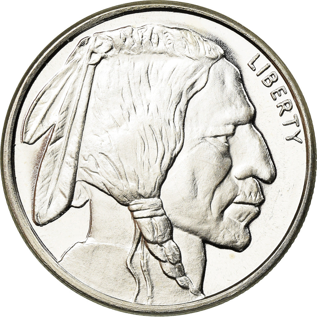 Coin, United States, Indien - Buffalo, 1/2 Oz, MS(63), Silver