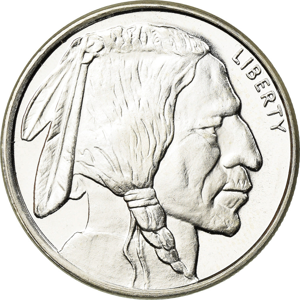 Coin, United States, Indien - Buffalo, 1/2 Oz, MS(63), Silver