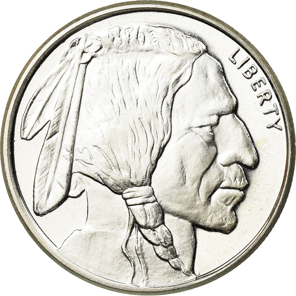 Coin, United States, Indien - Buffalo, 1/2 Oz, MS(63), Silver