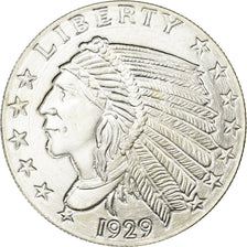 Coin, United States, Tête d'indien - Aigle, 1/2 Oz, MS(63), Silver