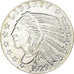 Coin, United States, Tête d'indien - Aigle, 1/2 Oz, MS(63), Silver