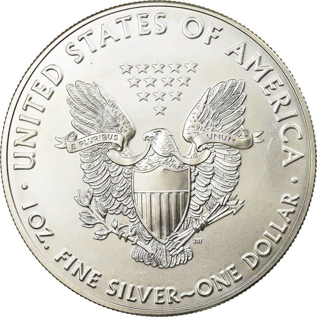 Monnaie, États-Unis, Silver Eagle, Dollar, 2019, U.S. Mint, SPL, Argent