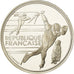 Coin, France, Speed skaters, 100 Francs, 1990, Albertville 92, MS(65-70)