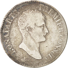 Moneda, Francia, Napoléon I, 2 Francs, 1804, Paris, BC+, Plata, KM:657.1