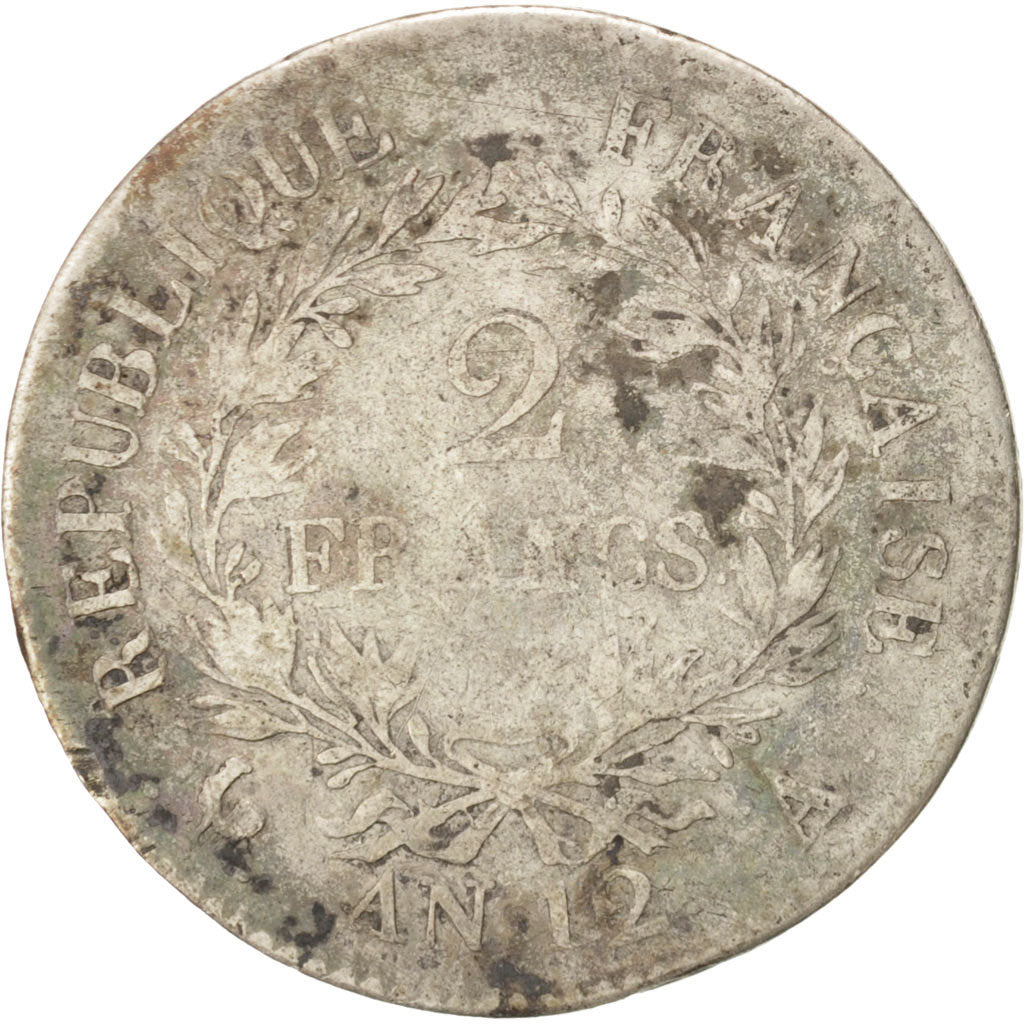 Monnaie, France, Napoléon I, 2 Francs, 1804, Paris, TB, Argent, KM:657.1