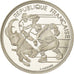 Moneda, Francia, Hockey players, 100 Francs, 1991, Albertville 92, FDC, Plata