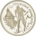 Moneda, Francia, Cross-country skier, 100 Francs, 1991, Albertville 92, FDC