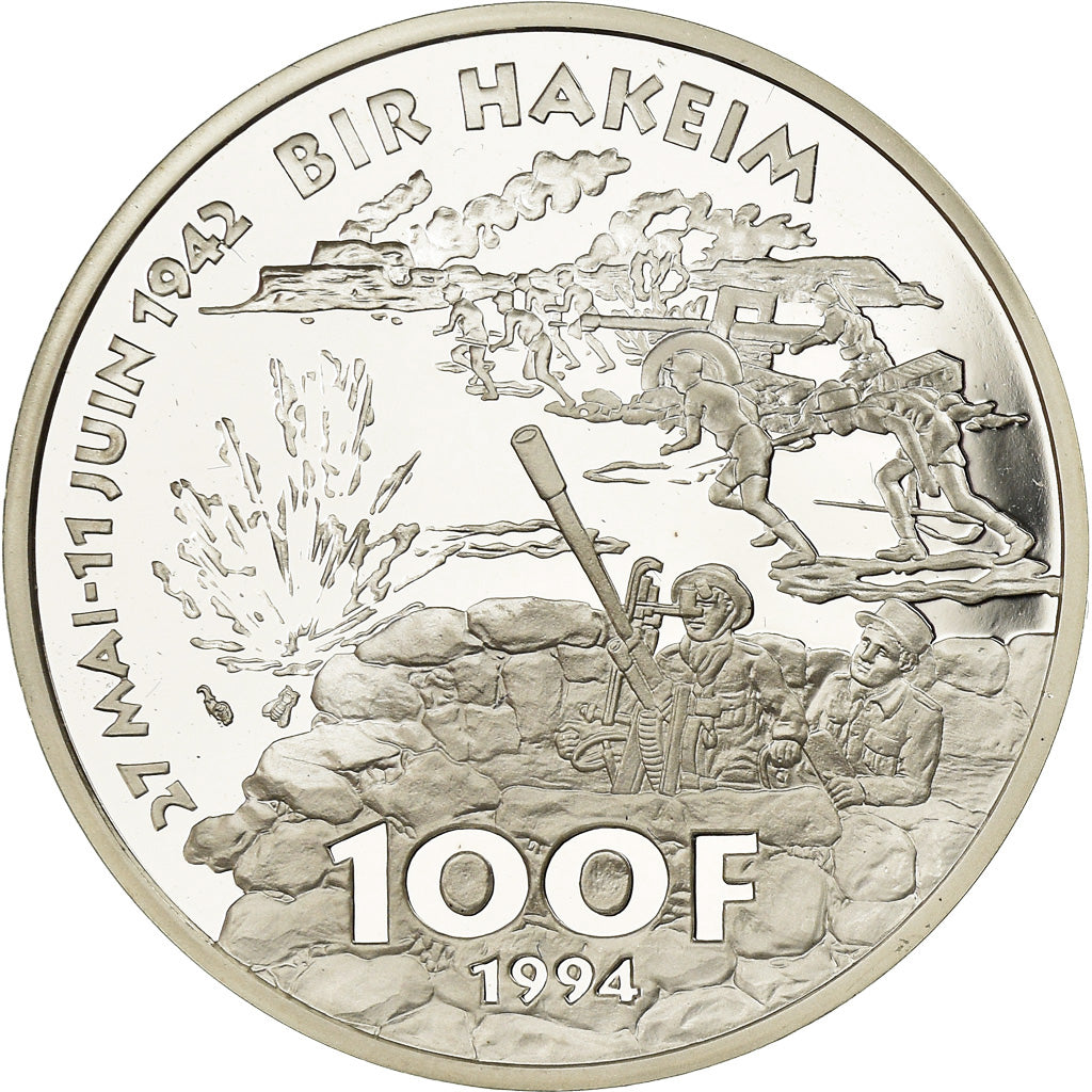 Coin, France, Koenig, 100 Francs, 1994, BE, MS(65-70), Silver, KM:1040