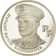 Coin, France, Dwight D.  Eisenhower, 100 Francs, 1994, BE, MS(65-70), Silver