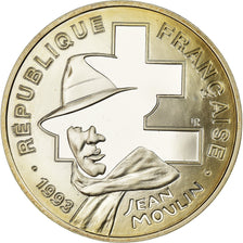 Monnaie, France, Jean Moulin, 100 Francs, 1993, BE, FDC, Argent, Gadoury:C39