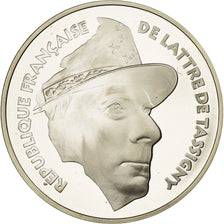 Monnaie, France, Lattre de Tassigny, 100 Francs, 1994, Paris, BE, FDC, Argent