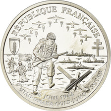Monnaie, France, Débarquement, Franc, 1993, Paris, BE, FDC, Argent