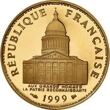 Coin, France, Panthéon, 100 Francs, 1999, Paris, MS(65-70), Gold