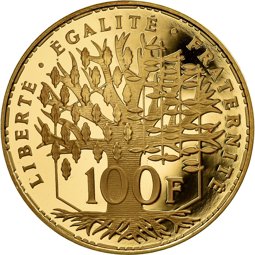 Coin, France, Panthéon, 100 Francs, 1999, Paris, MS(65-70), Gold