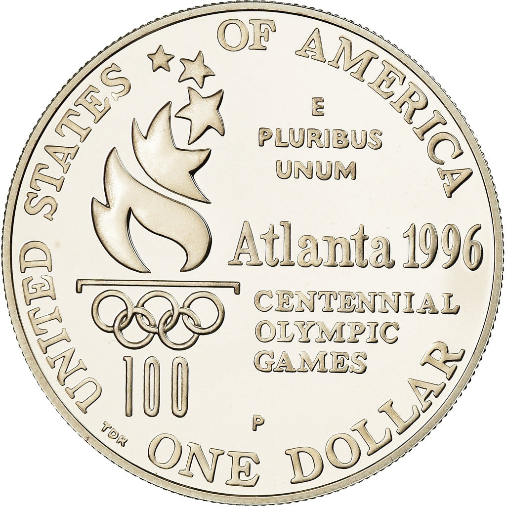 Munten, Verenigde Staten, Atlanta, Dollar, 1996, U.S. Mint, Philadelphia, FDC