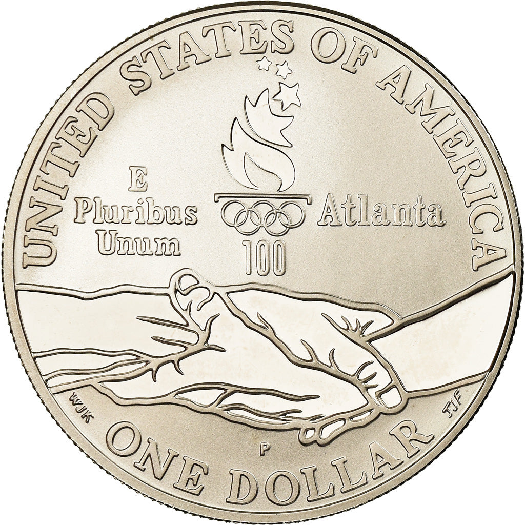 Coin, United States, Atlanta, Dollar, 1995, U.S. Mint, Philadelphia, MS(65-70)