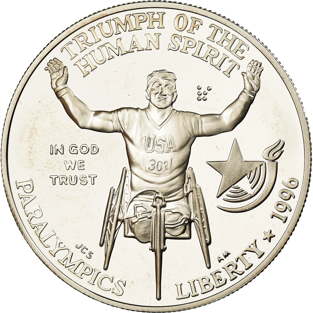 Coin, United States, Atlanta, Dollar, 1996, U.S. Mint, Philadelphia, MS(65-70)