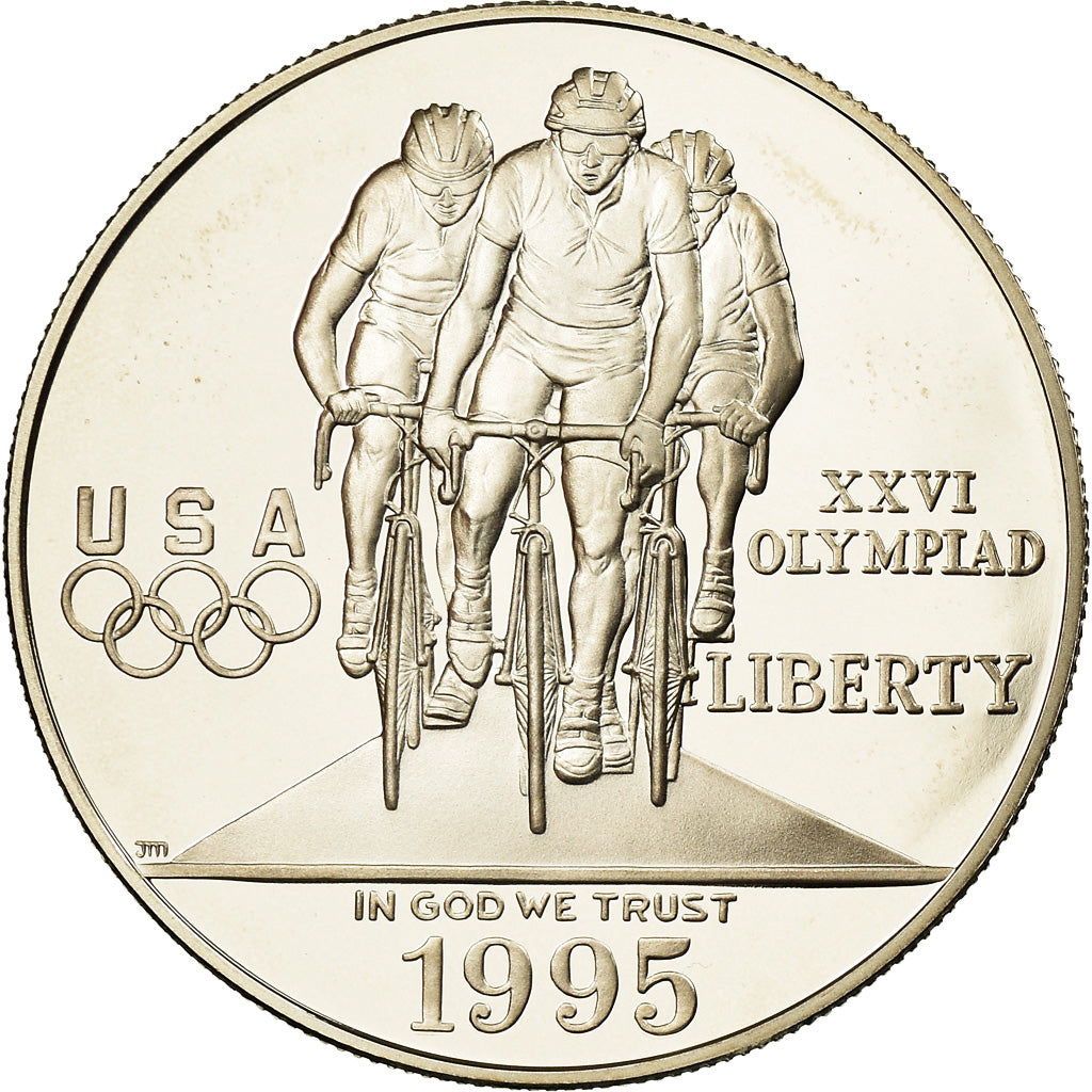 Monnaie, États-Unis, Atlanta, Dollar, 1995, U.S. Mint, Philadelphie, FDC