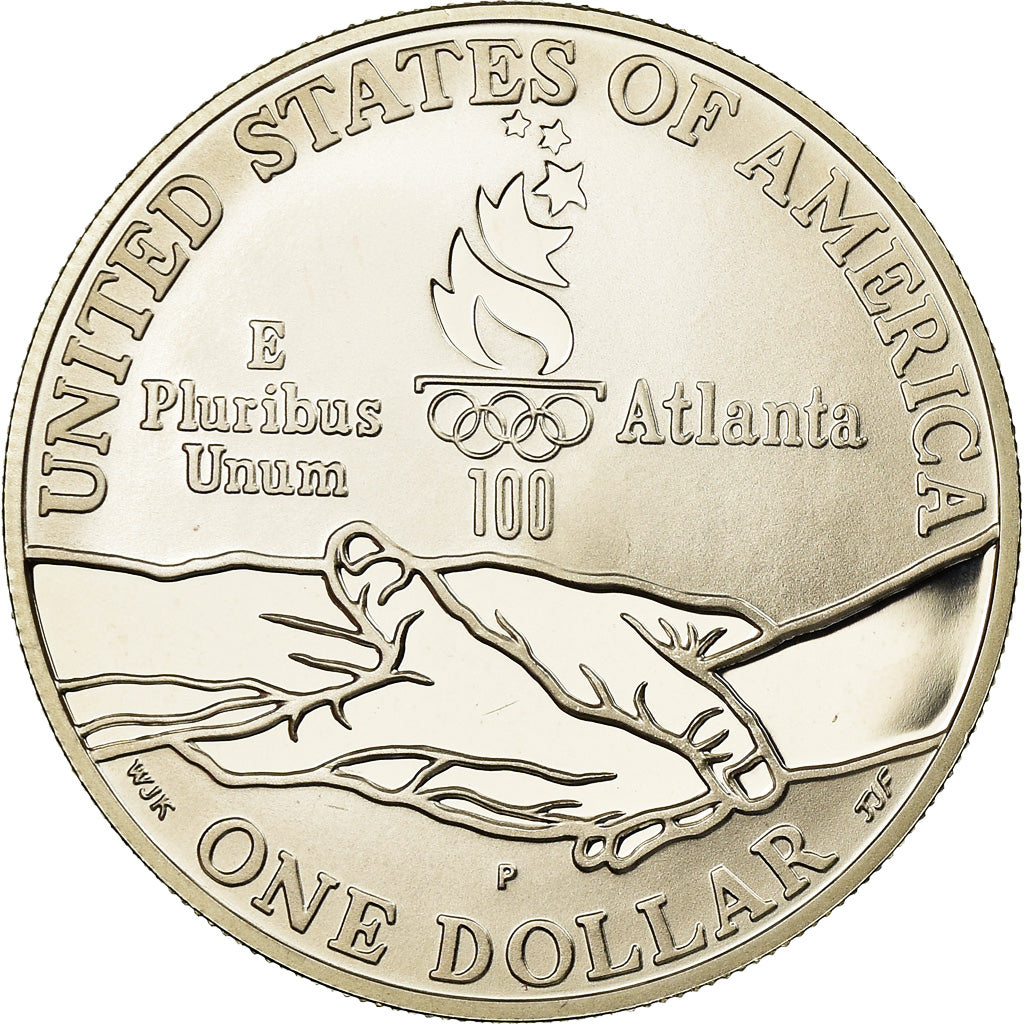 Coin, United States, Atlanta, Dollar, 1995, U.S. Mint, Philadelphia, MS(65-70)