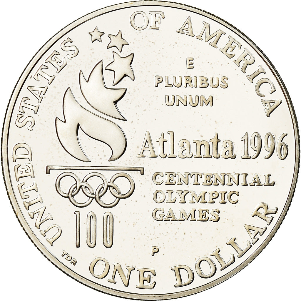 Munten, Verenigde Staten, Atlanta, Dollar, 1996, U.S. Mint, Philadelphia, FDC