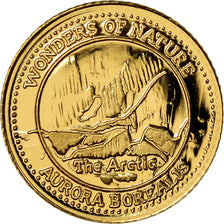 Coin, Fiji, Elizabeth II, Aurore Boréale Arctique, 10 Dollars, 2011, MS(65-70)