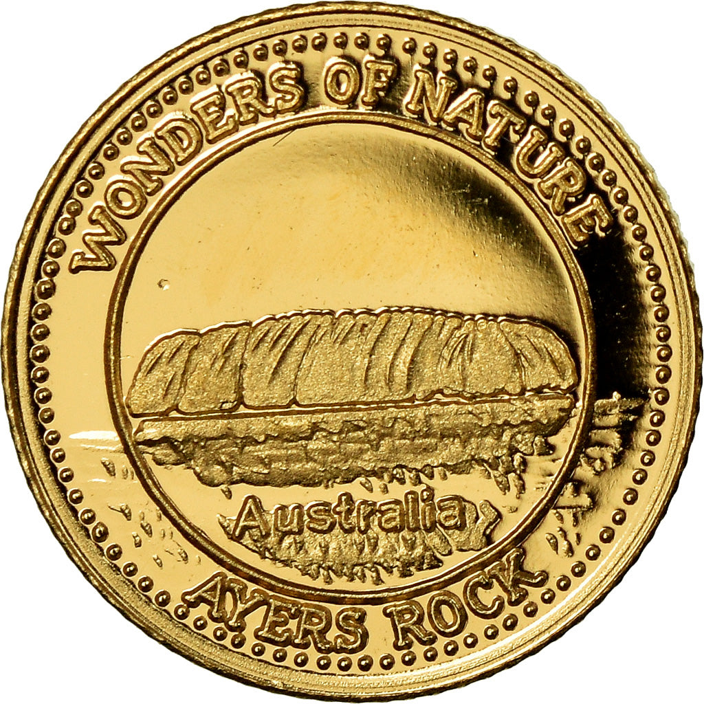 Coin, Fiji, Elizabeth II, Ayers Rock - Australie, 10 Dollars, 2011, MS(65-70)
