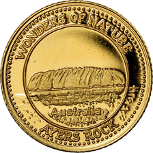 Coin, Fiji, Elizabeth II, Ayers Rock - Australie, 10 Dollars, 2011, MS(65-70)