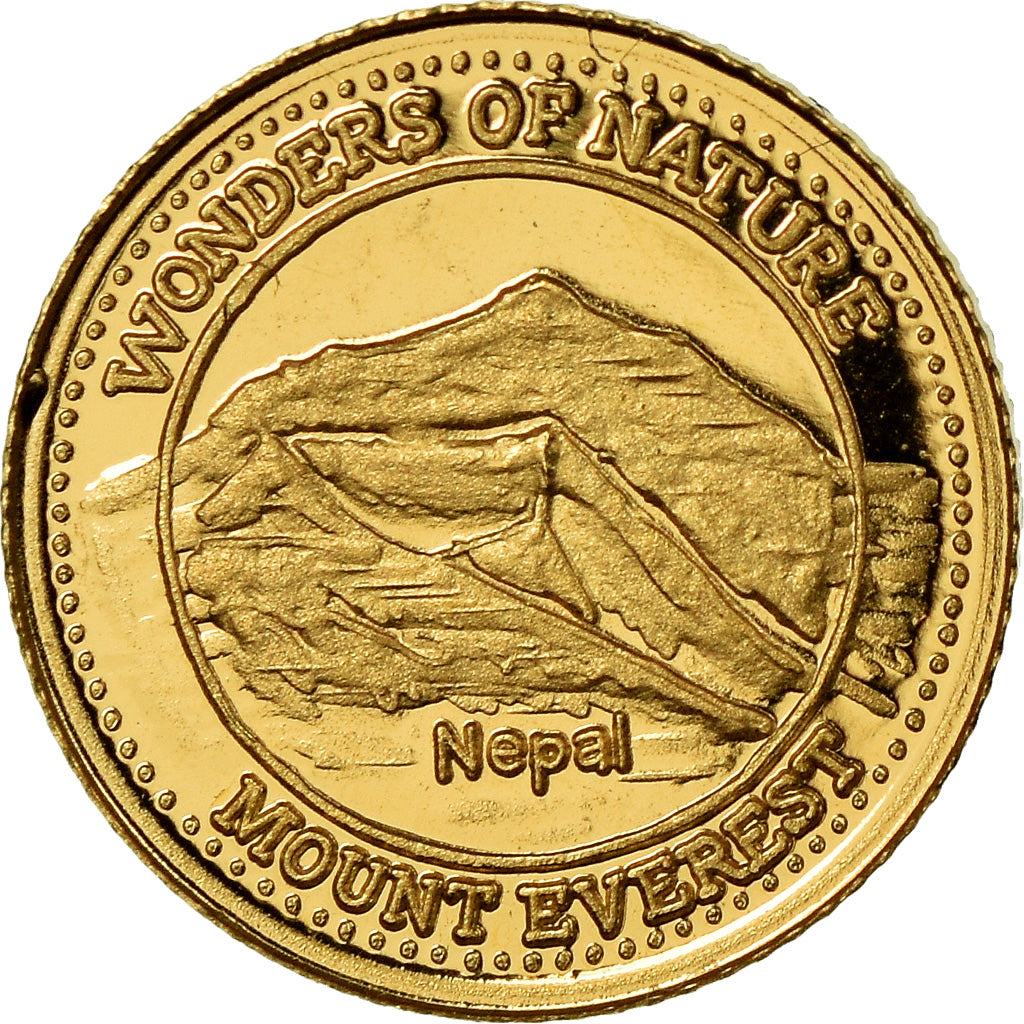 Coin, Fiji, Elizabeth II, Mont Everest - Népal, 10 Dollars, 2011, MS(65-70)