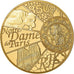 Frankrijk, Parijse munten, 50 Euro, Unesco - Notre-Dame, 2013, FDC, Goud