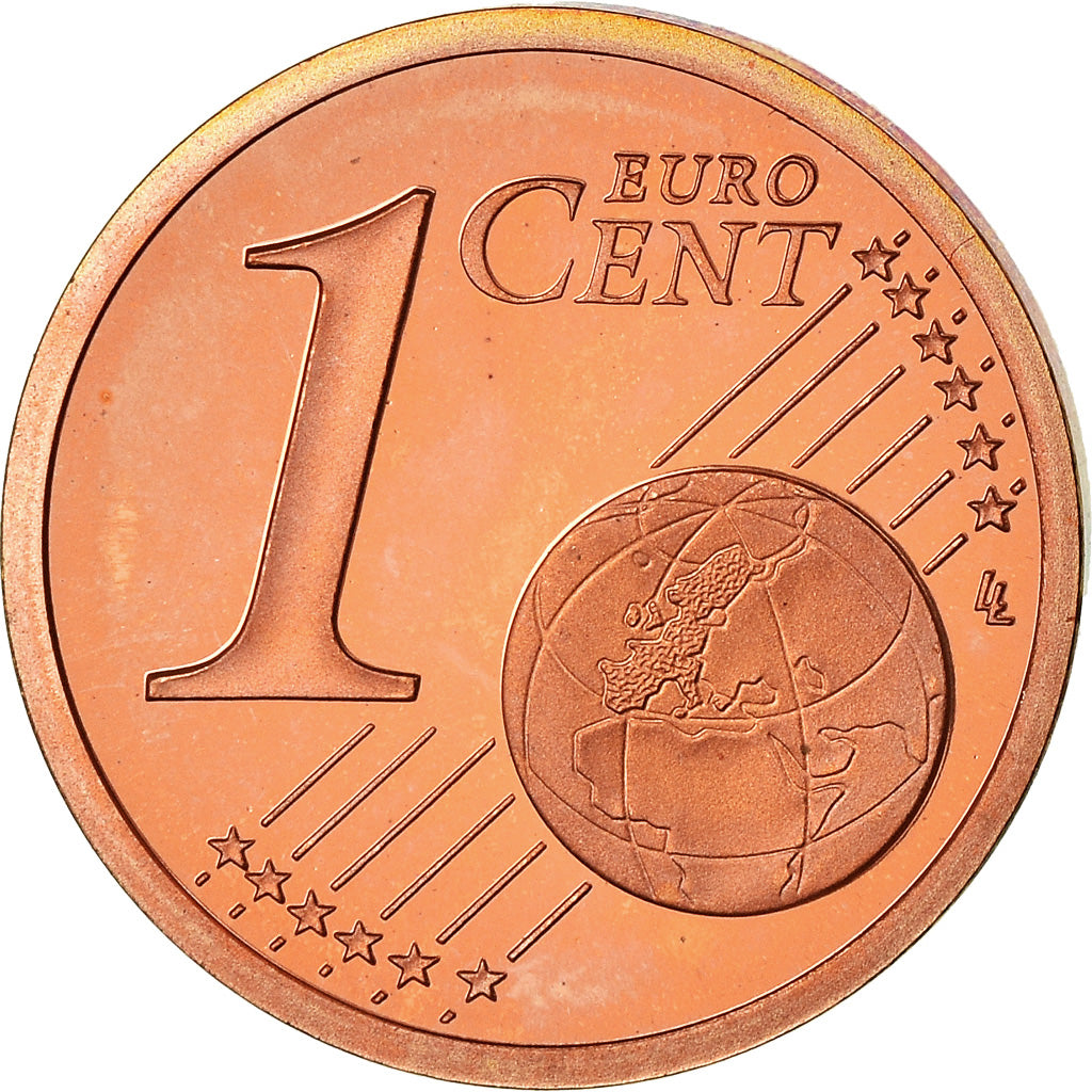 Mónaco, Euro Cent, 2005, BE, MS(63), Aço Cromado a Cobre, KM:167