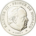 Monaco, 5 Euro, Rainier III - Sainte Dévote, 2004, Paris, MS(65-70), Srebro