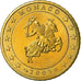 Monaco, 50 Euro Cent, Prince Rainier III, 2003, MS(63), Brass, KM:172