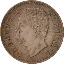 Italy, Umberto I, 2 Centesimi, 1897, Rome, Copper, KM:30