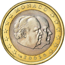 Monaco, Euro, 2003, UNZ, Bi-Metallic, KM:173