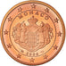 Monaco, 2 Euro Cent, 2006, Proof, MS(65-70), Miedź platerowana stalą, KM:189