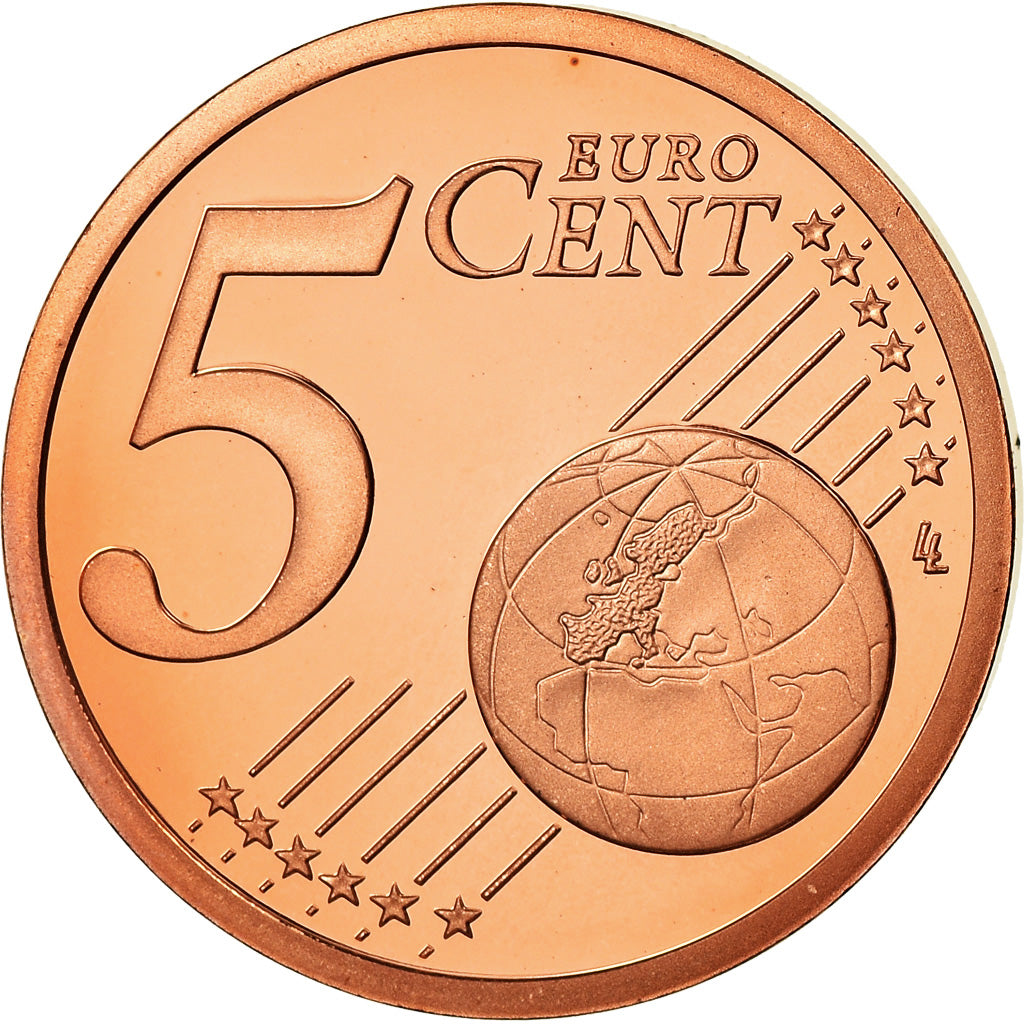 Monaco, 5 Euro Cent, 2006, Proof, FDC, Copper Plated Steel, KM:190