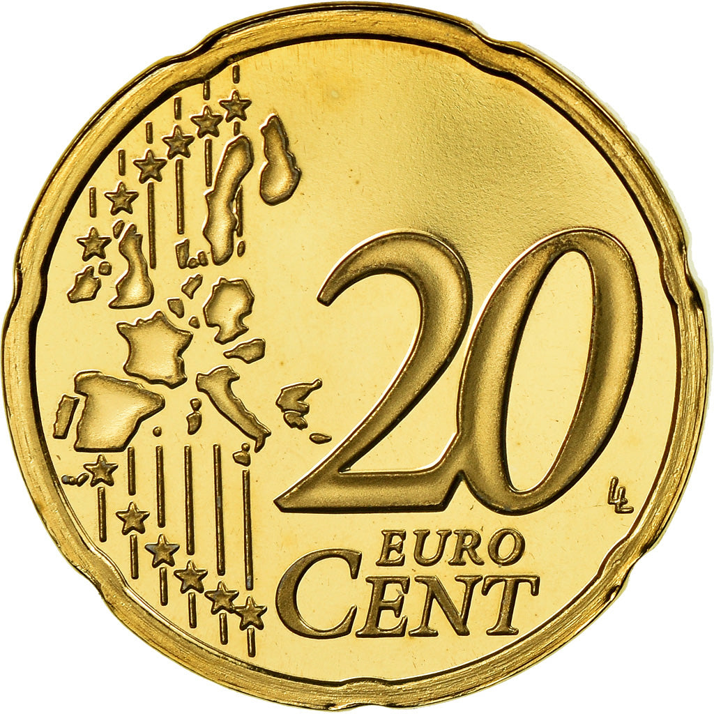 Monaco, 20 Euro Cent, Prince Albert, 2006, Proof, FDC, Laiton, KM:182