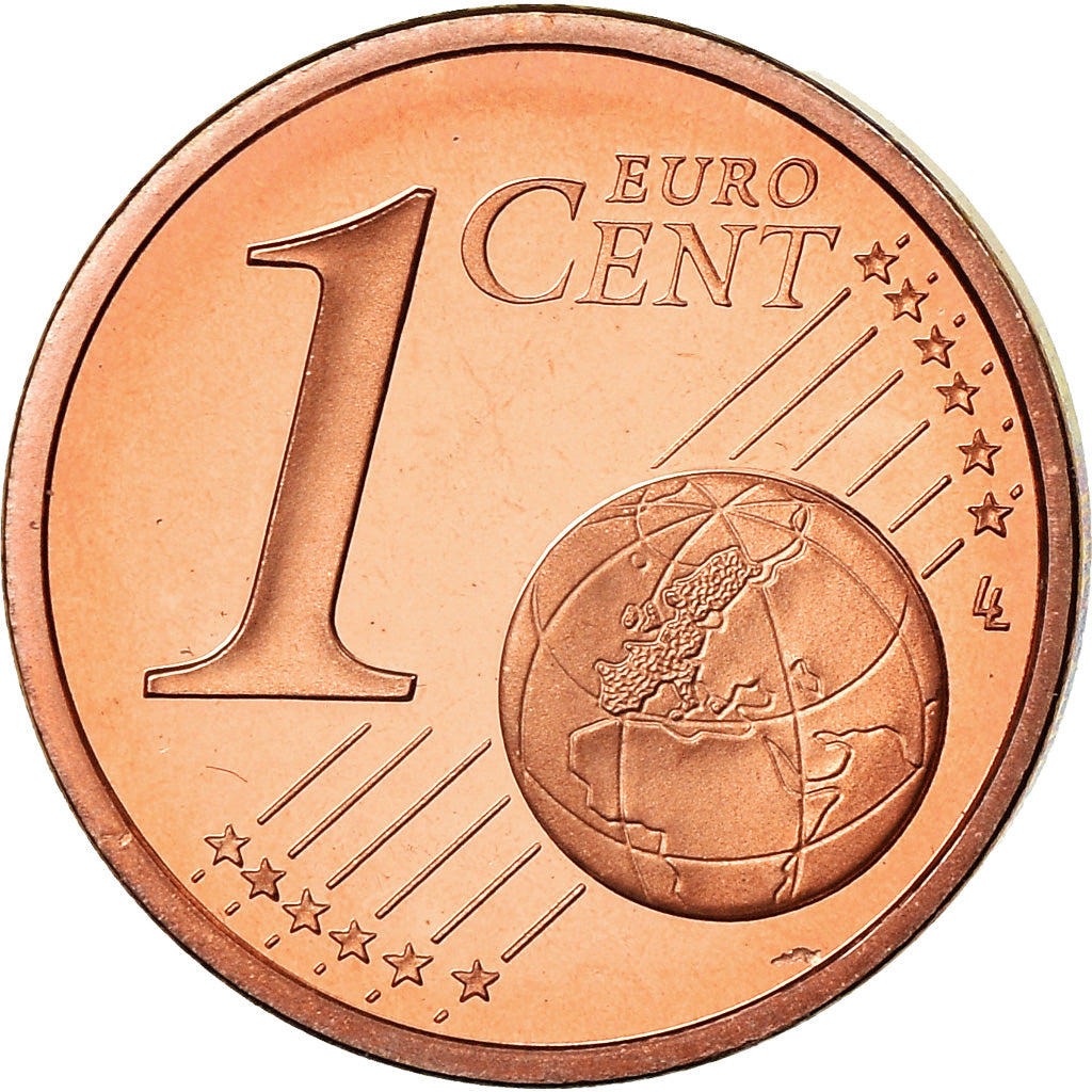 Monaco, Euro Cent, 2004, Paris, Proof, MS(65-70), Miedź platerowana stalą