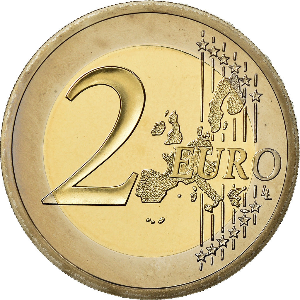 Monaco, 2 Euro, Prince Rainier III, 2004, Proof, MS(65-70), Bi-Metallic, KM:174
