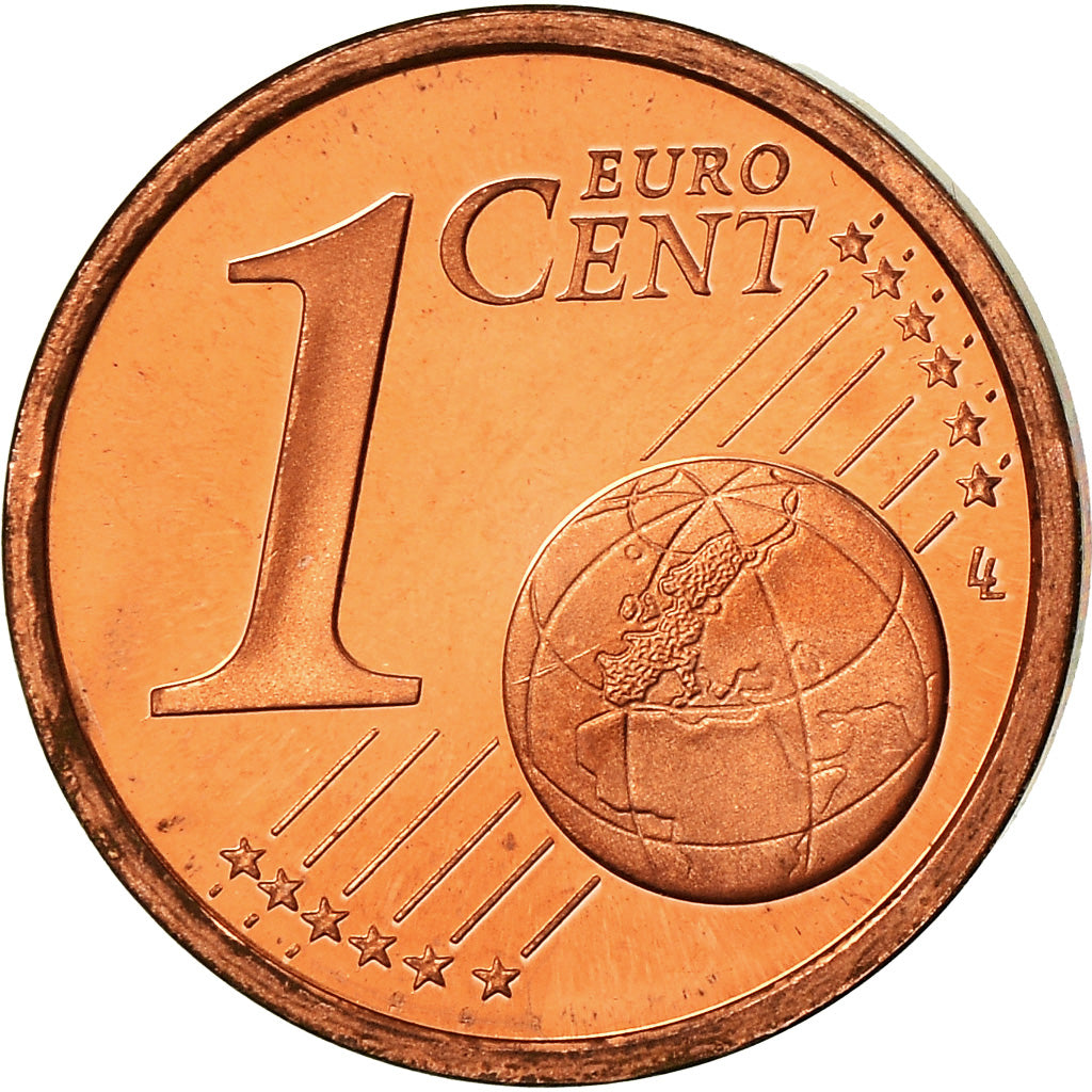 Monaco, Euro Cent, 2001, Paris, Proof, MS(65-70), Miedź platerowana stalą