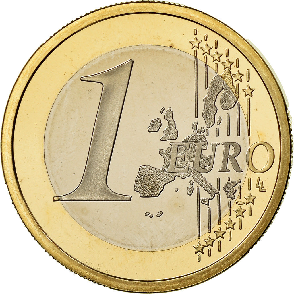 Monaco, Euro, Prince Rainier et Prince Albert, 2001, Proof, FDC, Bi-Metallic