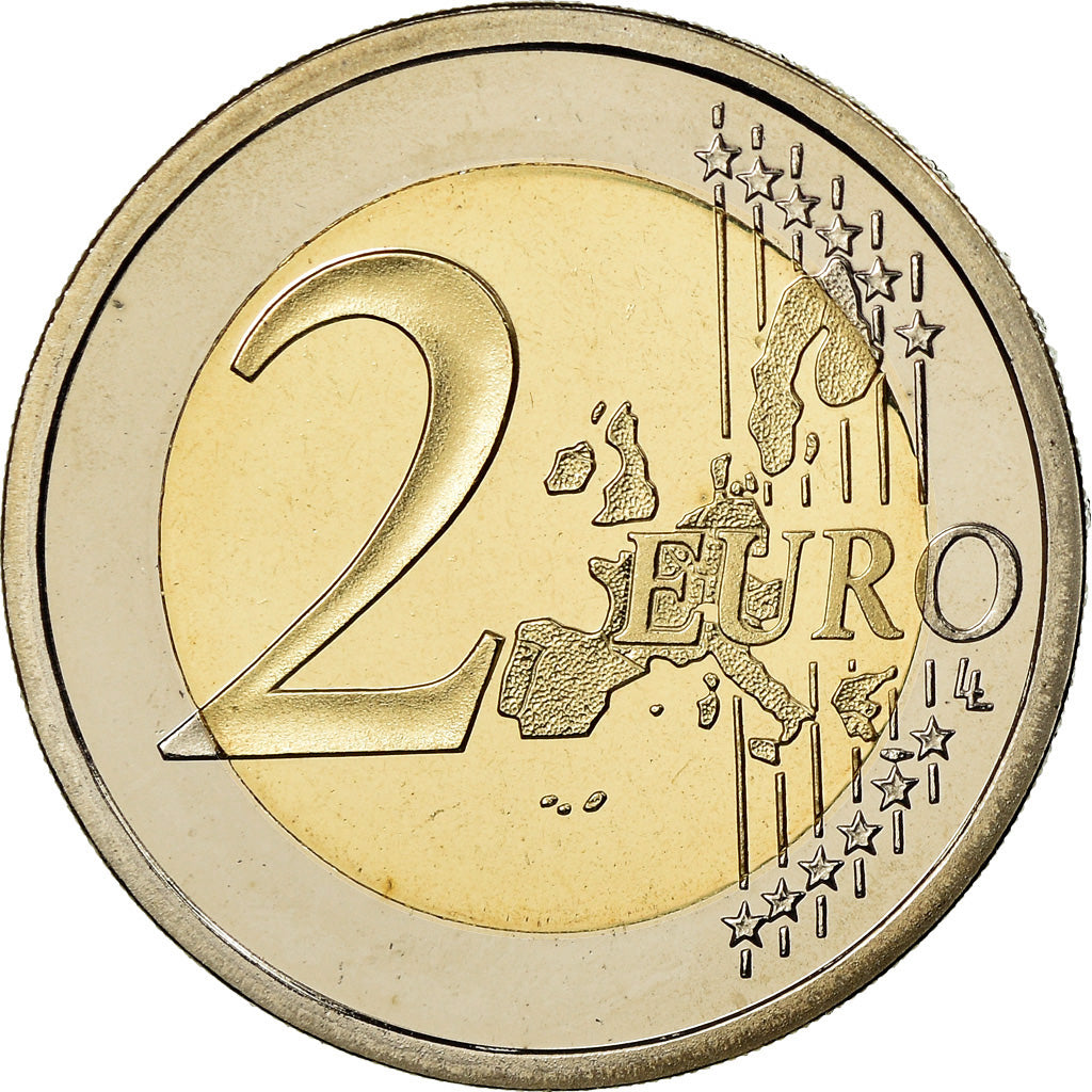 Monaco, 2 Euro, Prince Rainier III, 2001, Proof, MS(65-70), Bi-Metallic, KM:174