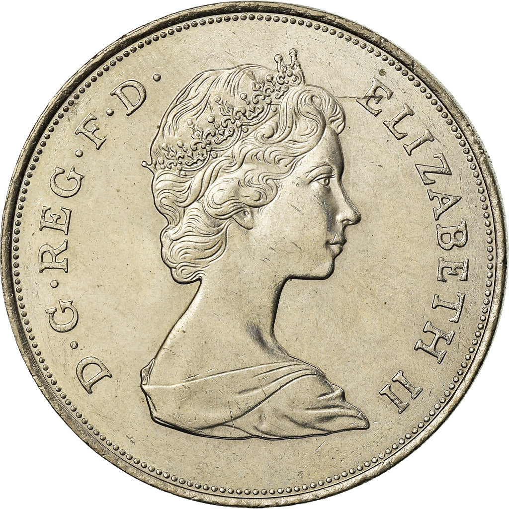 Coin, Great Britain, Elizabeth II, 25 New Pence, 1980, EF(40-45), Copper-nickel