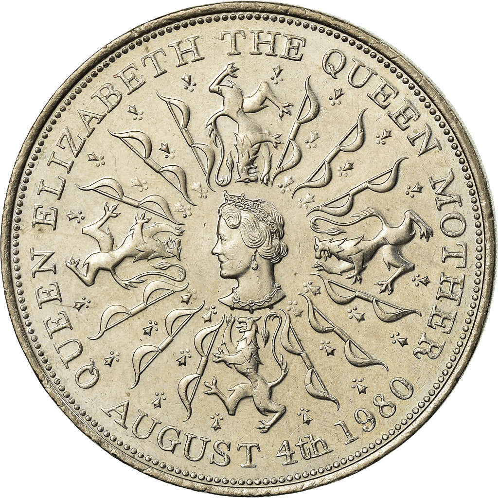 Coin, Great Britain, Elizabeth II, 25 New Pence, 1980, EF(40-45), Copper-nickel