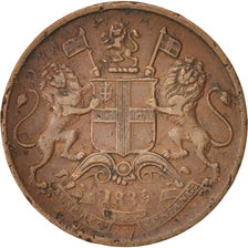 INDIA-BRITISH, 1/4 Anna, 1835, Copper, KM:446.2