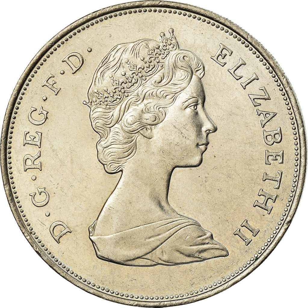 Monnaie, Grande-Bretagne, Elizabeth II, 25 New Pence, 1980, TTB, Copper-nickel